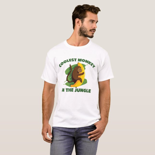 Coolest Monkey In The Jungle T-Shirt (Front Full)