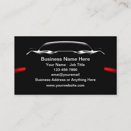 Coolest New Automotive Business Cards Template