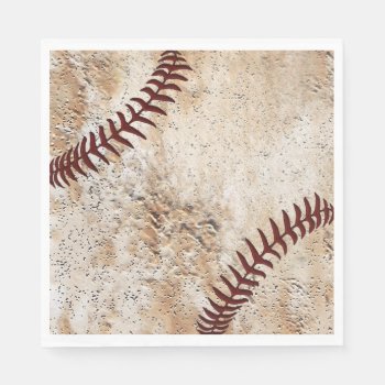 Coolest Old Looking Vintage Baseball Napkins by YourSportsGifts at Zazzle