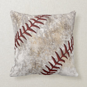 Coolest Old Vintage Baseball Pillow for Man Cave