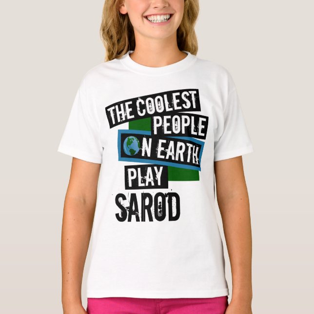 Coolest People on Earth Play Sarod T-Shirt (Front)