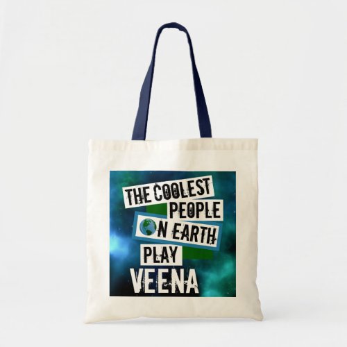 The Coolest People on Earth Play Veena Nebula Tote Bag