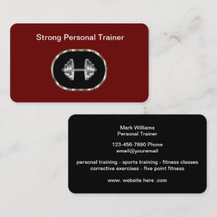 Coolest Personal Training Business Cards
