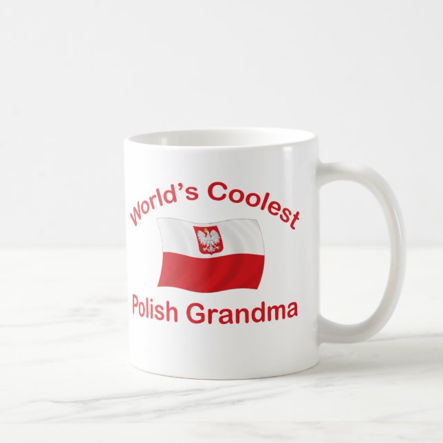 Coolest Polish Grandma Coffee Mug (Right)