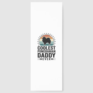 Coolest Pomeranian Daddy Vintage Dog Dad Shirt_1 Bookmarks
