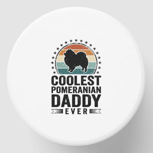 Coolest Pomeranian Daddy Vintage Dog Dad Shirt_1 Mini Candle Favors