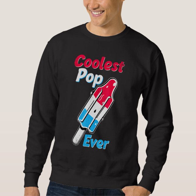 Coolest Pop Ever Popsicle Retro Bomb Sweatshirt (Front)
