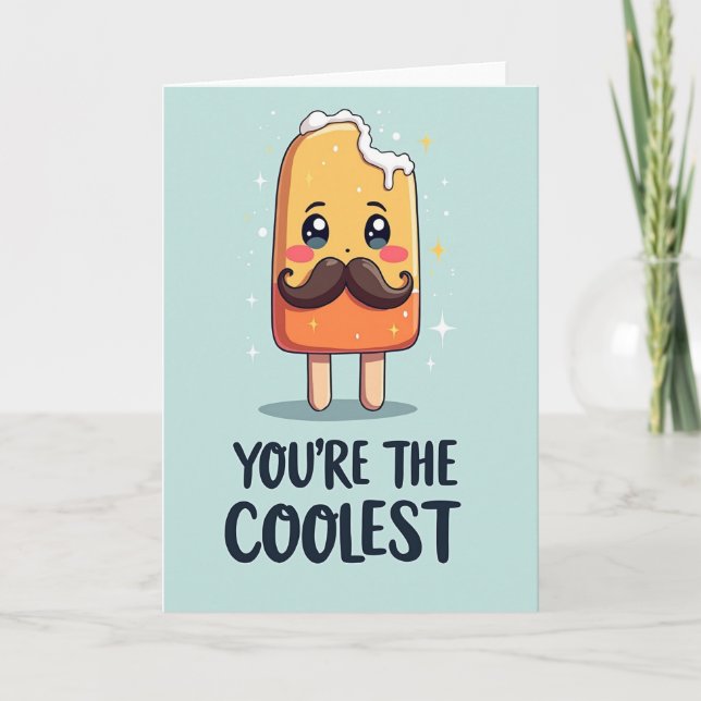 Coolest Popsicle Father Card (Front)