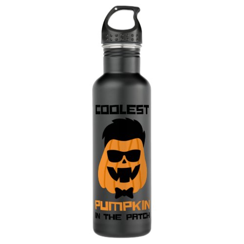 Coolest Pumpkin In The Patch Halloween 156 Stainless Steel Water Bottle
