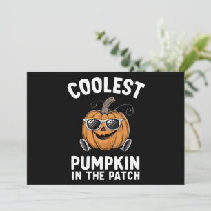Coolest Pumpkin In The Patch Halloween Invitation