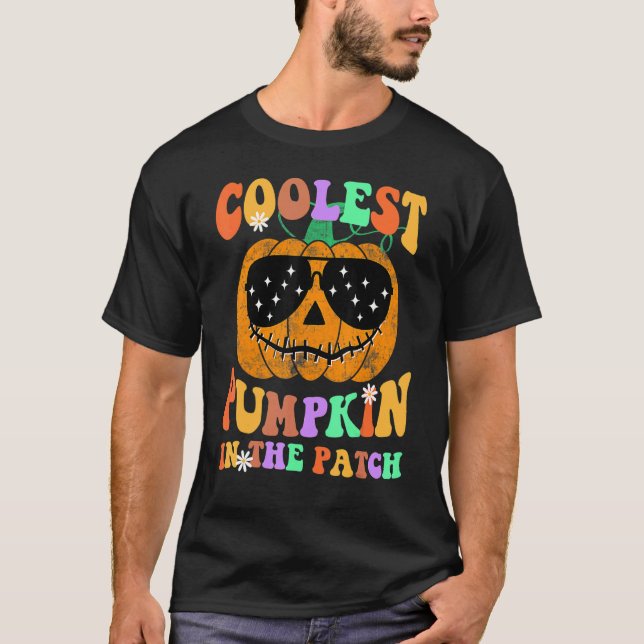 Coolest Pumpkin In The Patch Halloween kids boys G T-Shirt (Front)