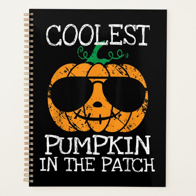 Coolest Pumpkin In The Patch Halloween Planner (Front)