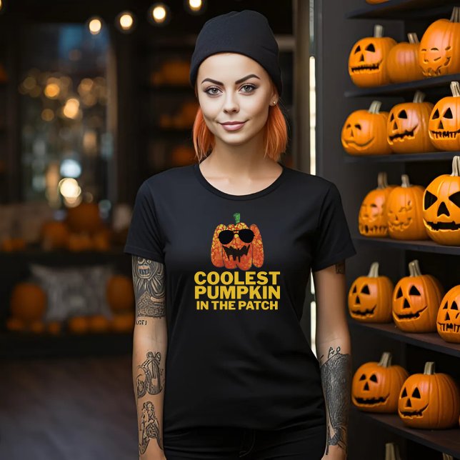 Coolest Pumpkin in The Patch Halloween T-Shirt (Creator Uploaded)
