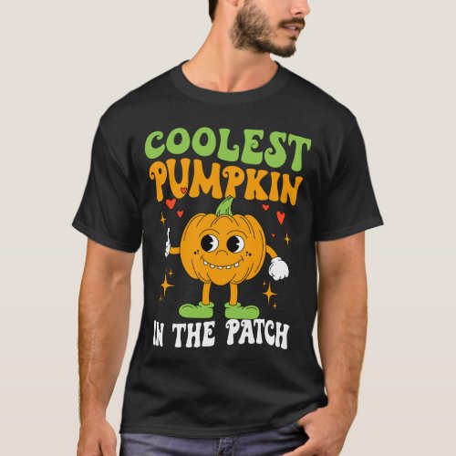 Coolest Pumpkin In The Patch Halloween Toddler T_Shirt