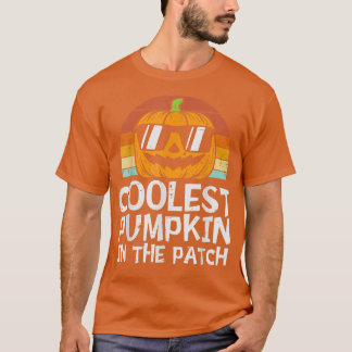 Coolest Pumpkin In The Patch Toddler Boys Hallowee T-Shirt
