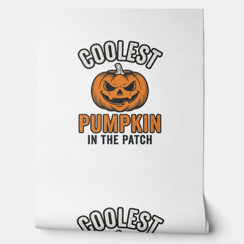 Coolest Pumpkin in the Patch Vintage Halloween Shi Wallpaper