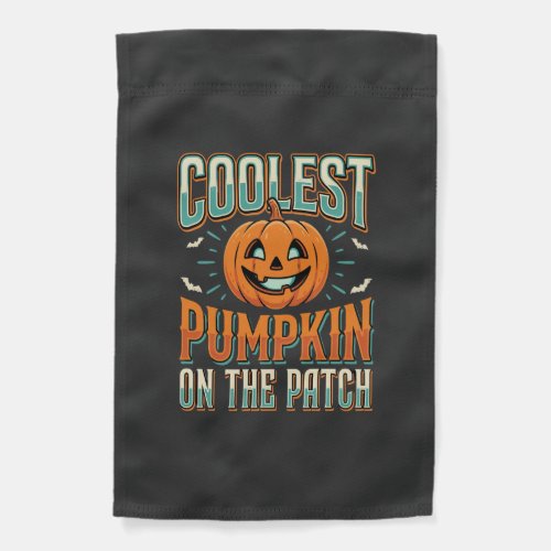 Coolest Pumpkin On The Patch Halloween Design_1 Garden Flag