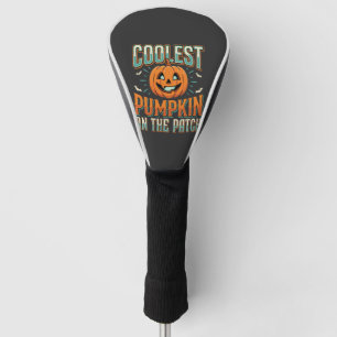 Coolest Pumpkin On The Patch Halloween Design_1 Golf Head Cover
