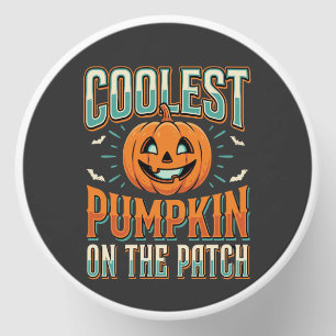 Coolest Pumpkin On The Patch Halloween Design_1 Mini Candle Favors