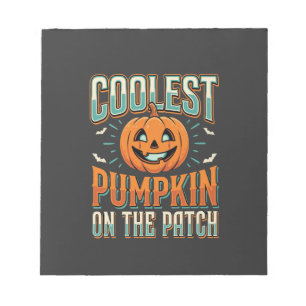 Coolest Pumpkin On The Patch Halloween Design_1 Notepad
