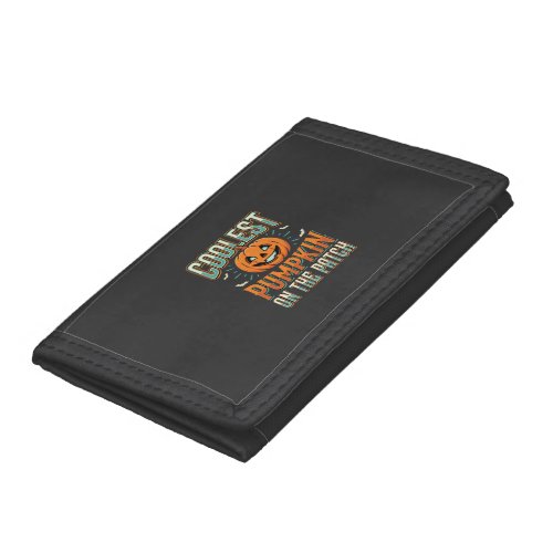 Coolest Pumpkin On The Patch Halloween Design_1 Trifold Wallet