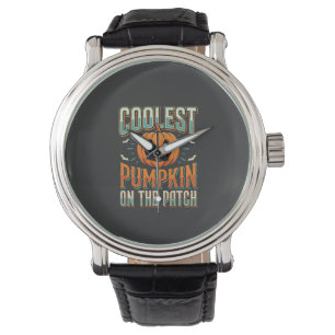 Coolest Pumpkin On The Patch Halloween Design_1 Watch
