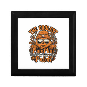 Coolest Pumpkin Patch Halloween Beanie Sunglasses Gift Box