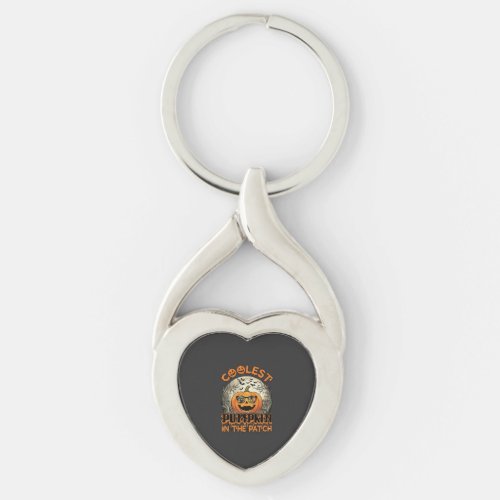 Coolest Pumpkin Patch Halloween Spooky Sunglasses_ Keychain