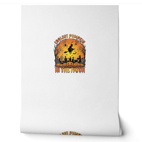 Coolest Pumpkin Patch Halloween Witch Spiders Grav Wallpaper