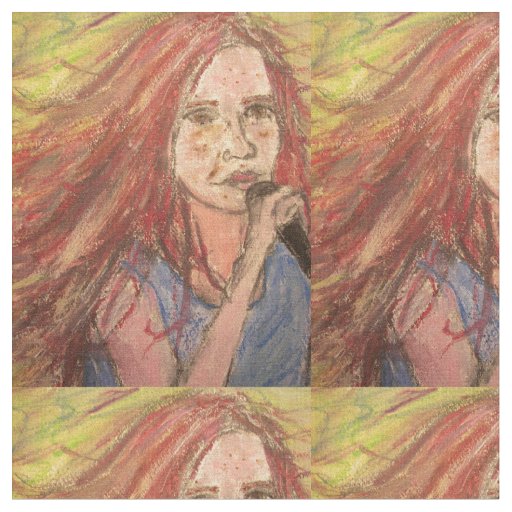 Coolest Rocker Girl Fabric