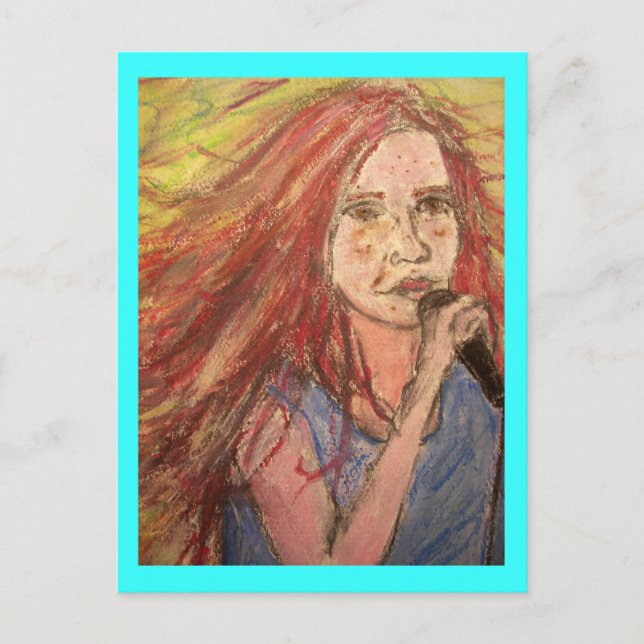Coolest Rocker Song Girl Postcard (Front)