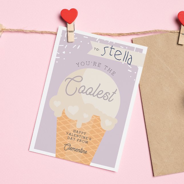 Coolest Scoop Classroom Valentine's Day Card (Creator Uploaded)