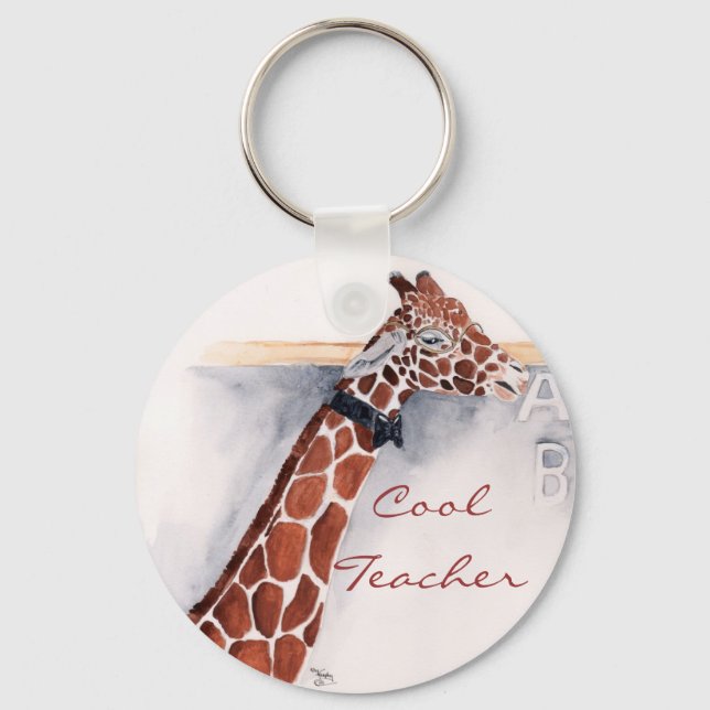 Coolest Teacher Keychain (Front)