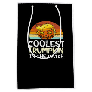 Coolest Trumpkin Patch Medium Gift Bag