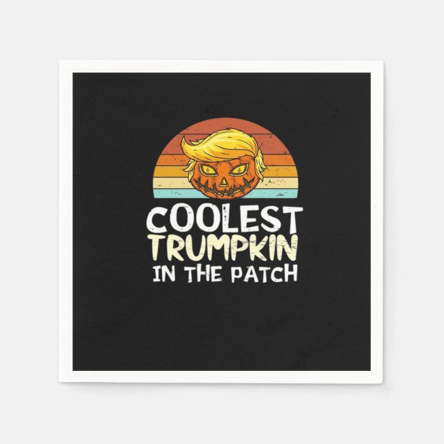 Coolest Trumpkin Patch Napkins (Front)