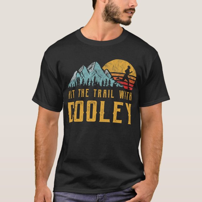 COOLEY Family Running - Hit The Trail with COOLEY T-Shirt (Front)