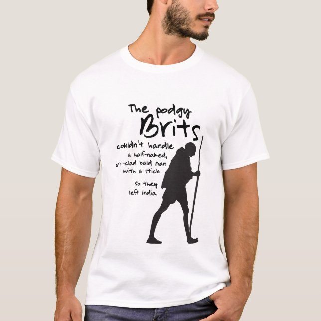 CoolGandhi Brits T-Shirt (Front)