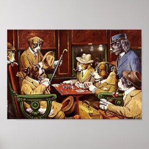 Coolidge, His Station and Four Aces, Poster