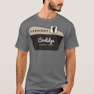 Coolidge State Park Vermont Welcome Sign T-Shirt