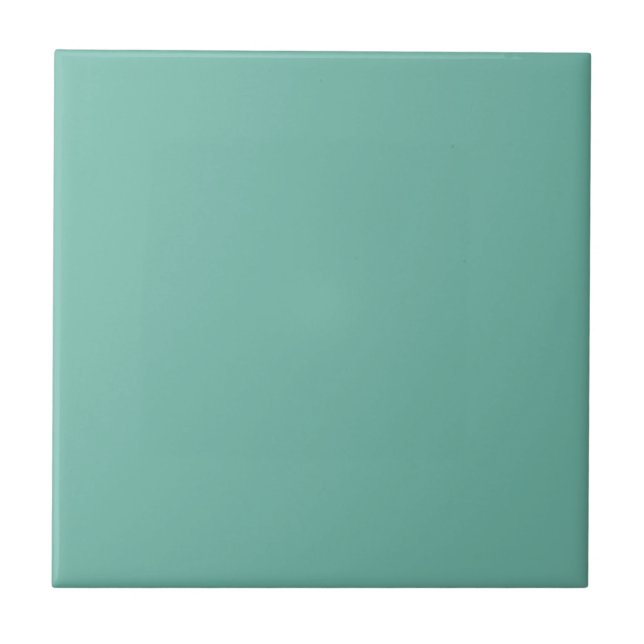 Cooling Blue Turquoise Square Kitchen and Bathroom Ceramic Tile (Front)