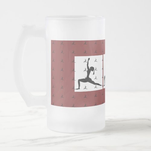 Cooling Down Frosted Glass Beer Mug