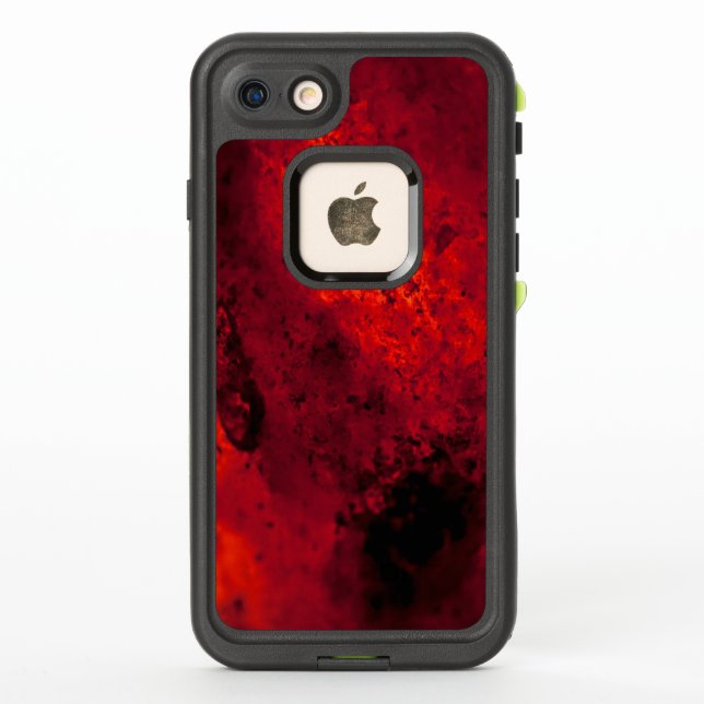 Cooling Red Hot Lava LifeProof iPhone Case (Back)