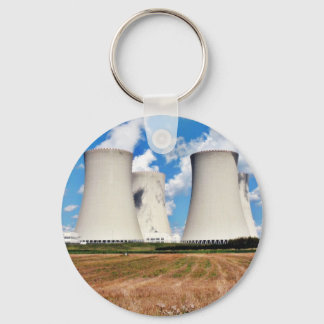 Cooling Towers Of A Nuclear Power Station Keychain