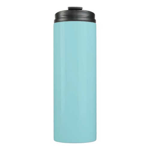 Cooling Waterspout Blue Solid Color Print Pastel Thermal Tumbler