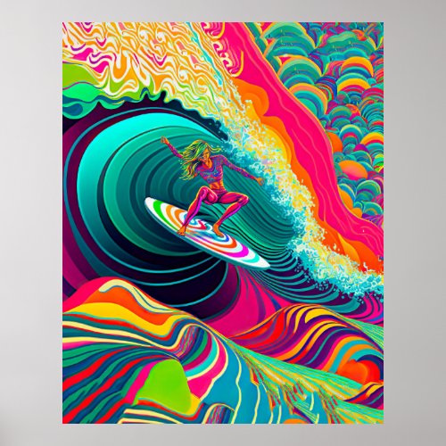Coolsurf Surf Girl _ Surfgirl _ Surfcamp Poster