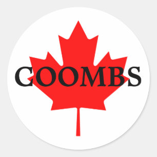COOMBS CLASSIC ROUND STICKER