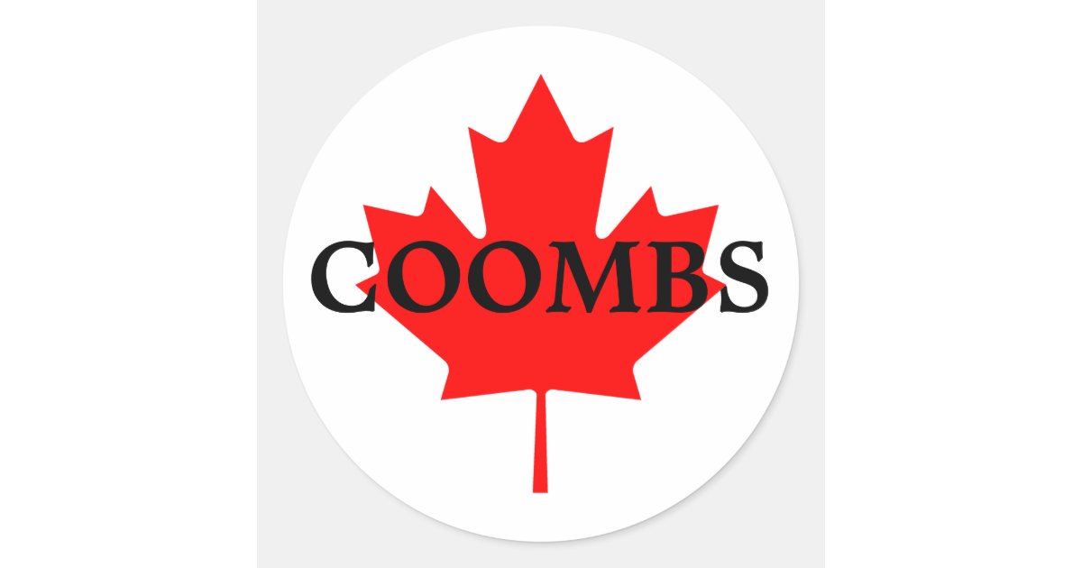 Coombs Rodeo Sticker COOMBS CLASSIC ROUND STICKER | Zazzle