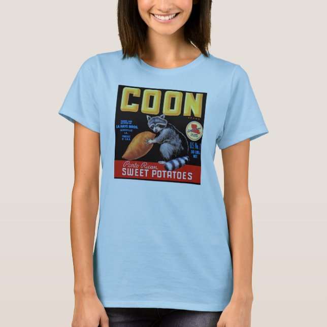 Coon Brand Sweet Potatoes T-Shirt (Front)