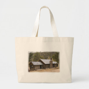 Coon Creek Cabin Large Tote Bag