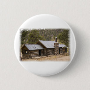 Coon Creek Cabin Pinback Button